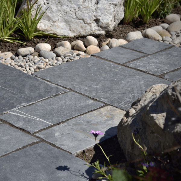 Elegance Limestone Paving Weathered Ebony