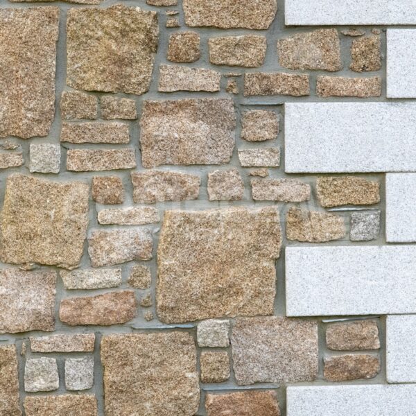 Granite Walling Buryan Buff 100mm