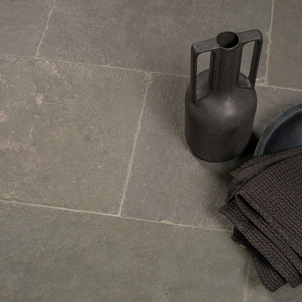 Empire Limestone Flooring Graphite Grey Half-Honed
