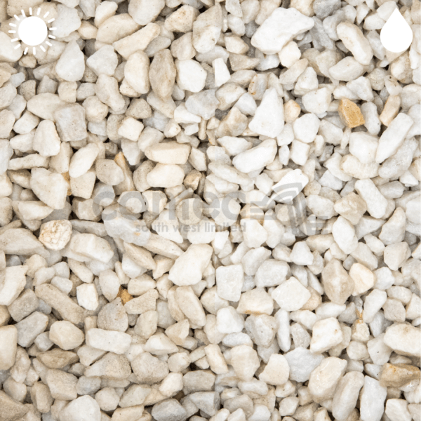 Spanish White Chippings 8-11mm