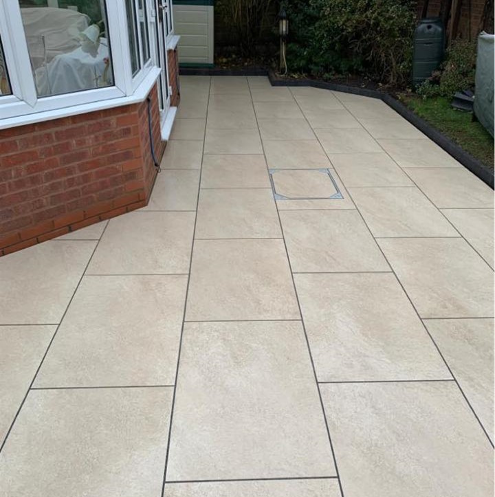 Cementino Beige Porcelain Paving