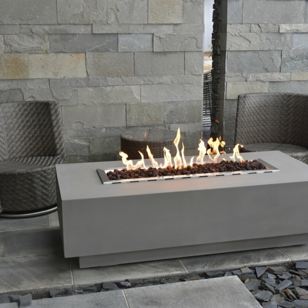 Granville Rectangular Outdoor Fire Table