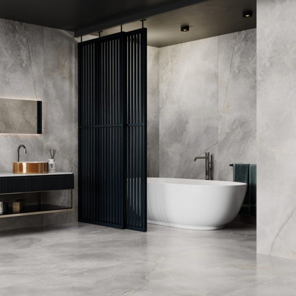 Masterstone Silver Porcelain Floor & Wall Tiles