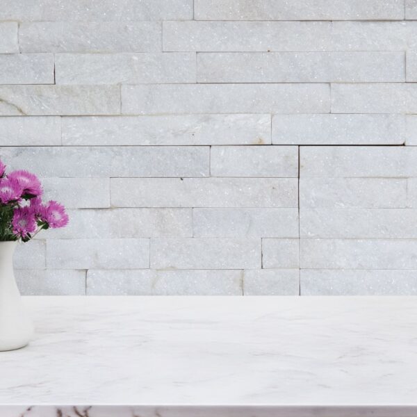 Stein Wall Cladding White Quartz